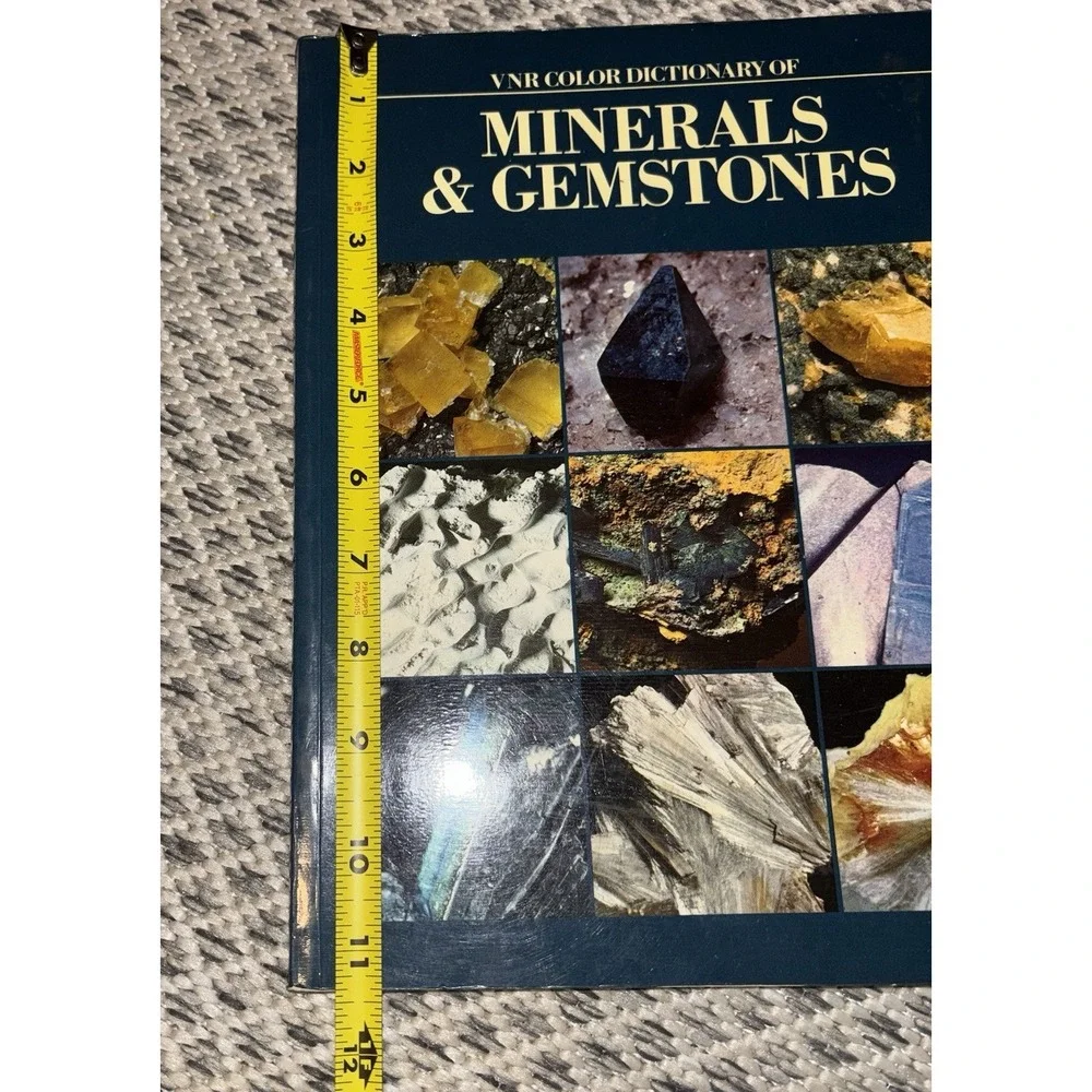 Mineral & Gemstones Vintage Paperback VNR Color Dictionary Mineralogy NonFiction